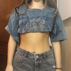 Vintage crop top